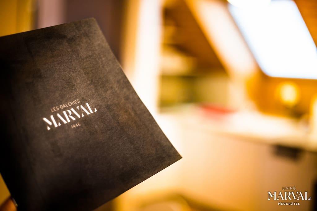 Les Galeries Marval Aparthotel เนอชาแต็ล ห้อง รูปภาพ